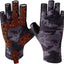 Guantes pesca silicona antideslizantes UV para navegación
