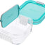 Contenedor Bento Alimentos Verde Menta con Tapa