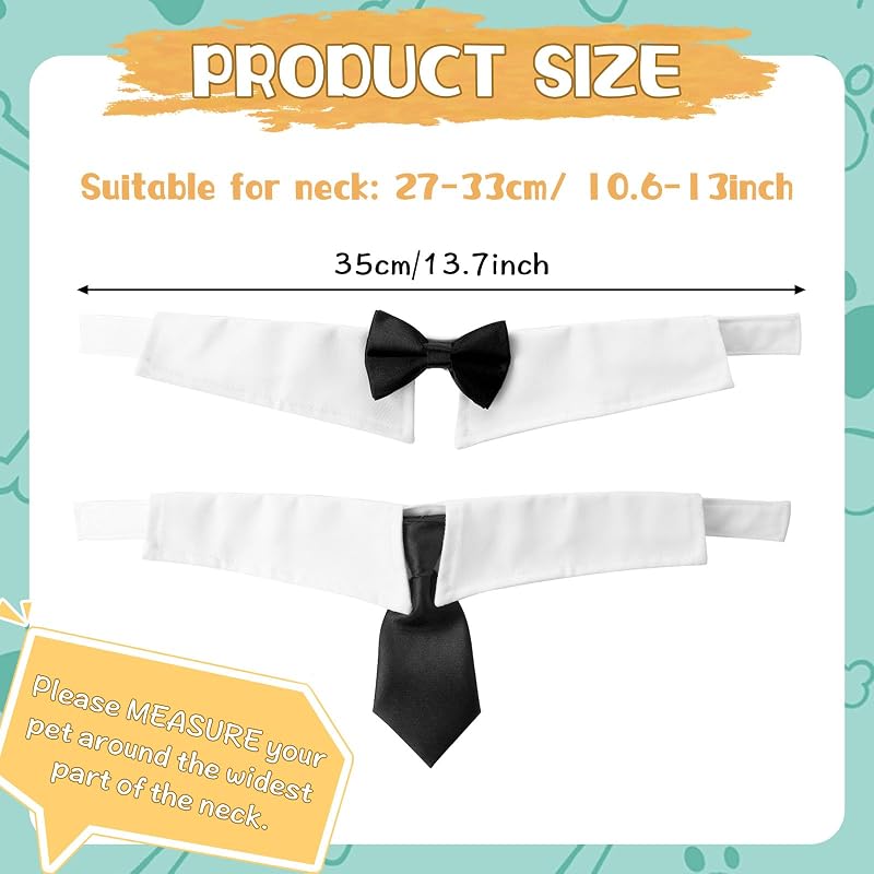 Pajaritas para gato perro cuello 9.3-12pulg bodas cumpleaños