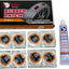 Kit parches neumáticos 25mm para auto, moto, bicicleta