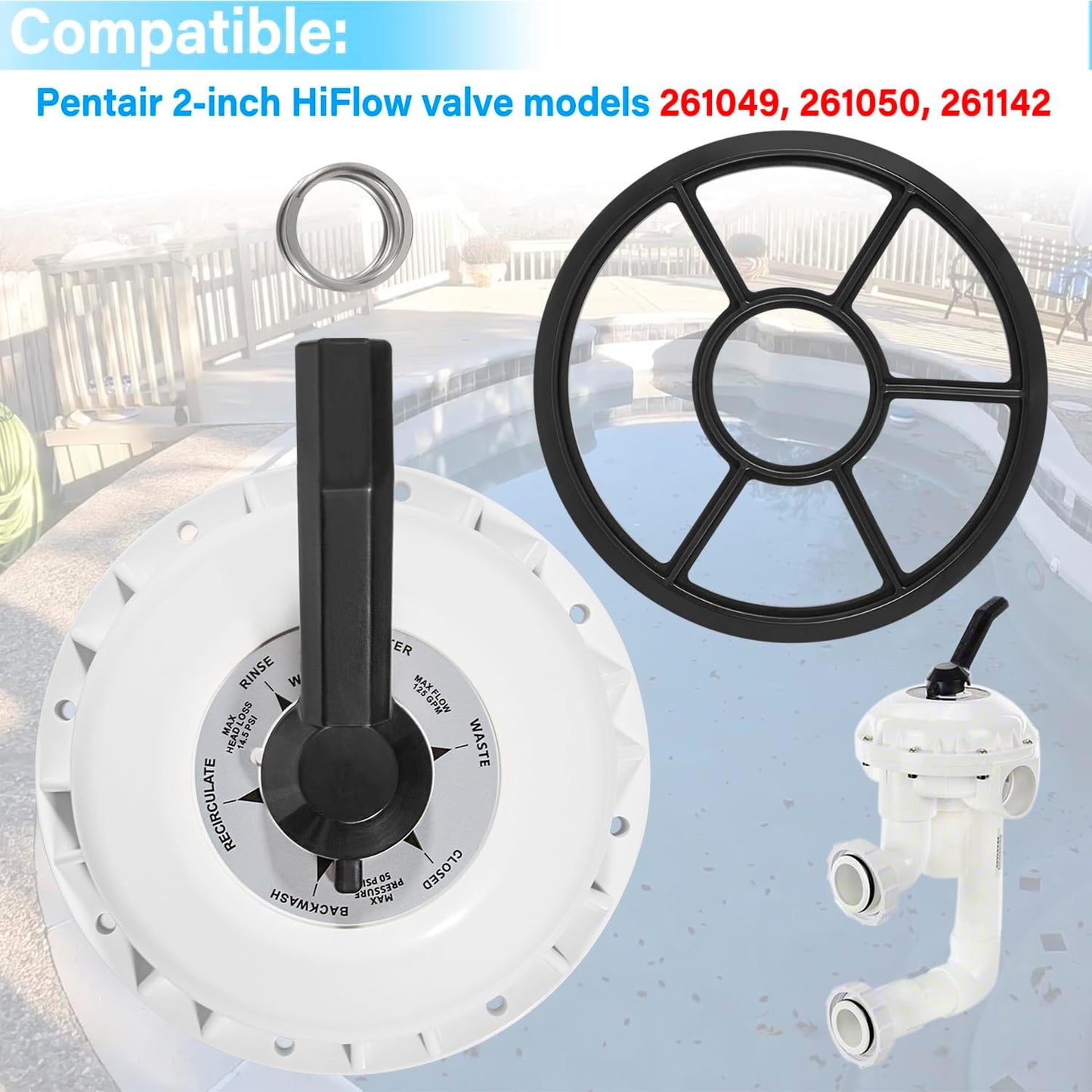 Conjunto válvula sello resorte 1-13/16 pulg comp 2 pulg