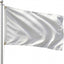 Bandera blanca 2x3pies poliéster resistente UV