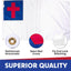 Bandera cristiana SolarMax 4x6pulg resistente clima con cruz