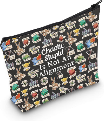 Bolsa maquillaje cremallera negro