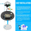 Luz LED armario 6pulg sensor movimiento 15W 2 pack