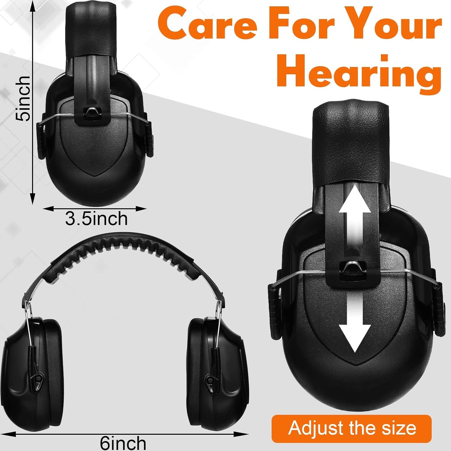 Auriculares reducción ruido NRR 28db protección auditiva