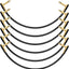 Cable 1/4 in. para pedales guitarra y bajo 15 cm
