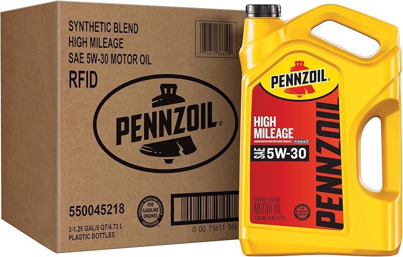 Aceite motor alto kilometraje 5W-30 5qt caja 3