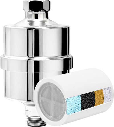 Filtro ducha acero inox 304 elimina cloro y metales pesados