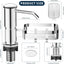 Dispensador jabón fregadero cocina con tubo 39pulg