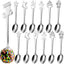 24 Cucharas Acero Inox Navidad para Té Café Mezclar