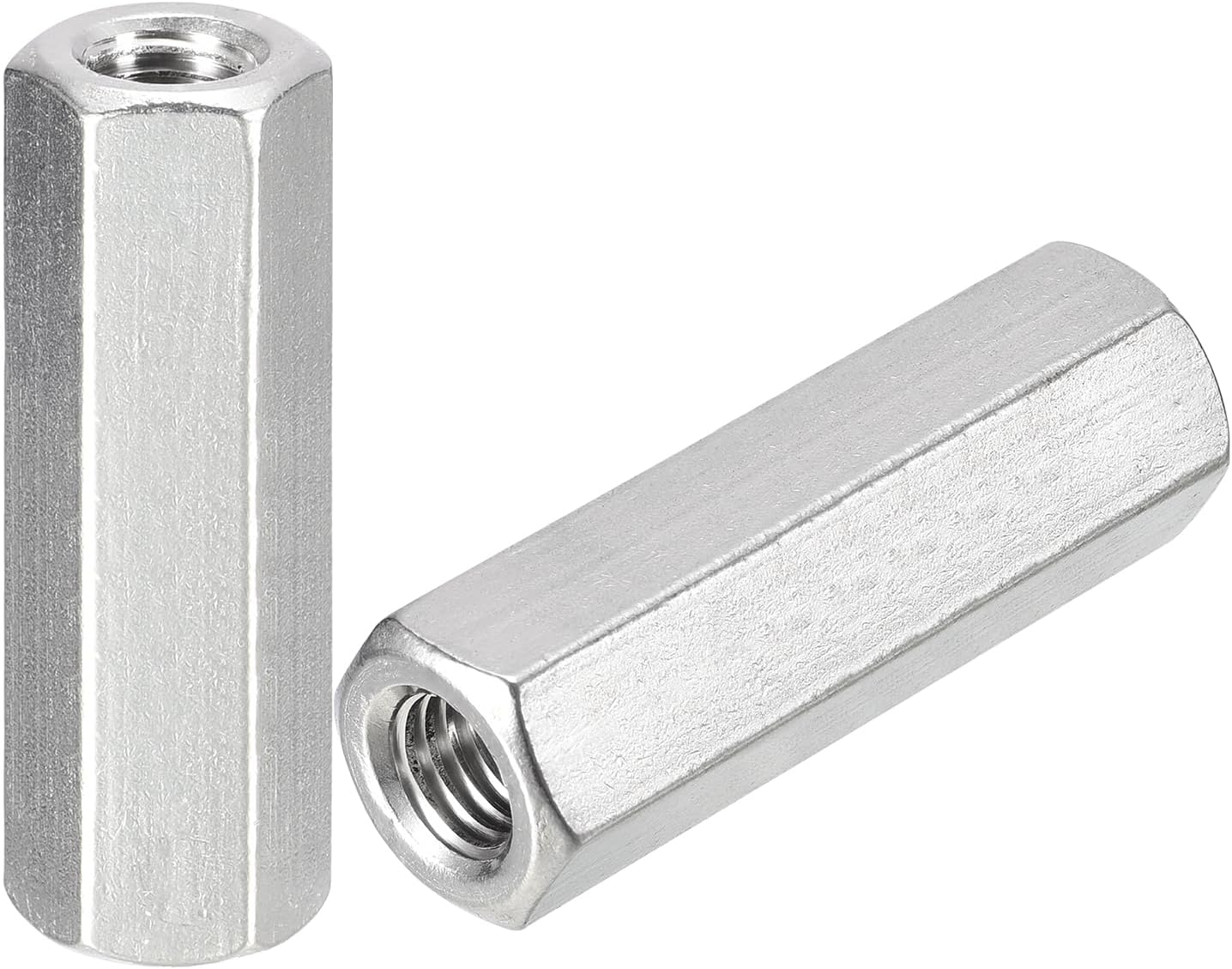 2 Tuercas Acoplamiento M10x1.5 Acero Inox 304