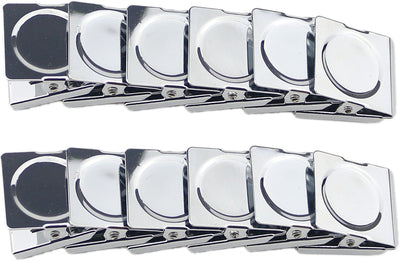 Pizarra blanca magnética para pared o refrigerador con clip metal
