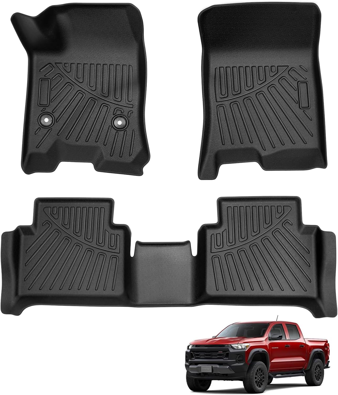 Alfombras Chevy Colorado GMC Canyon 2023-26 negro