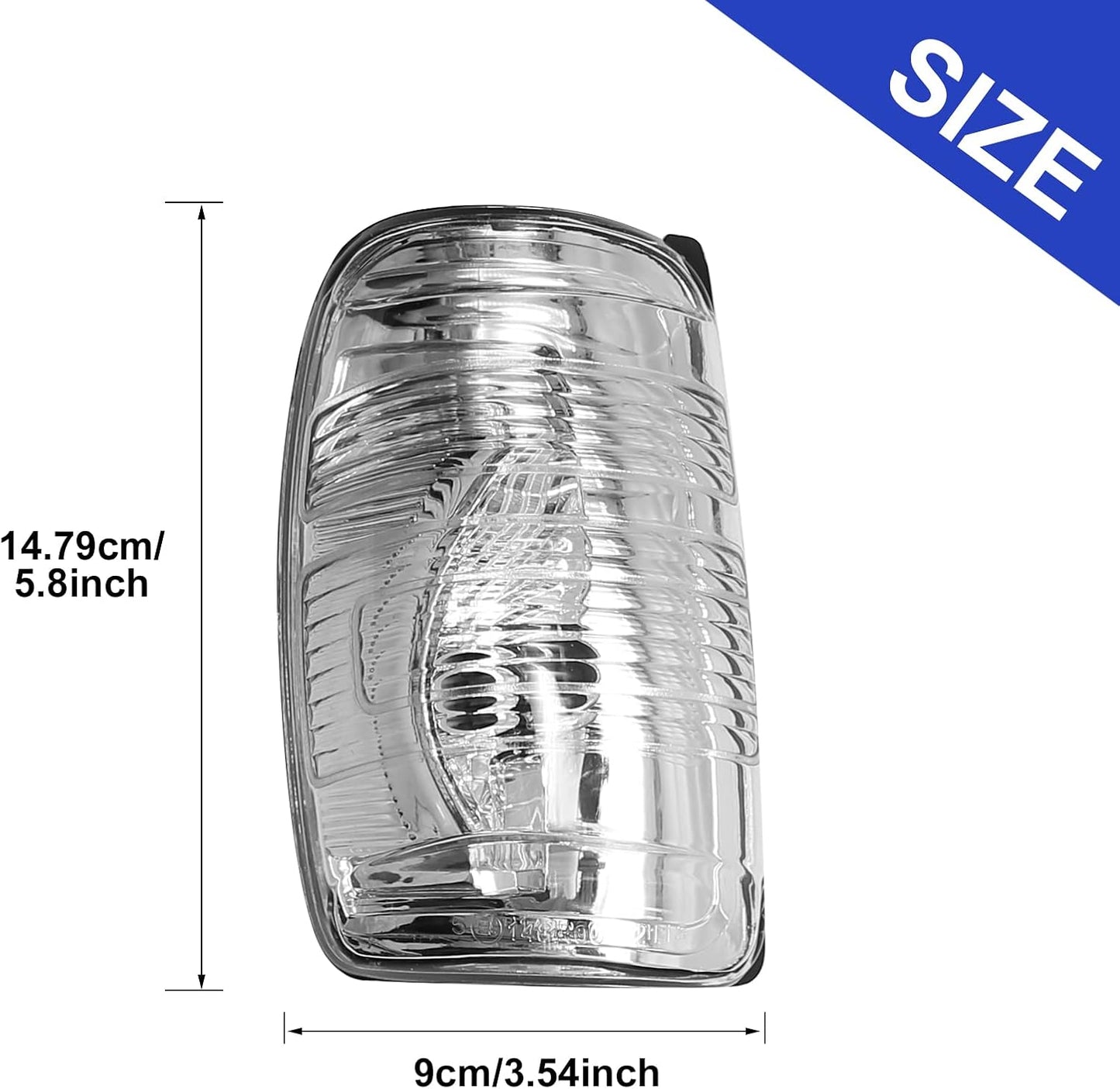 Espejo lateral conductor con luz giro comp Ford Transit