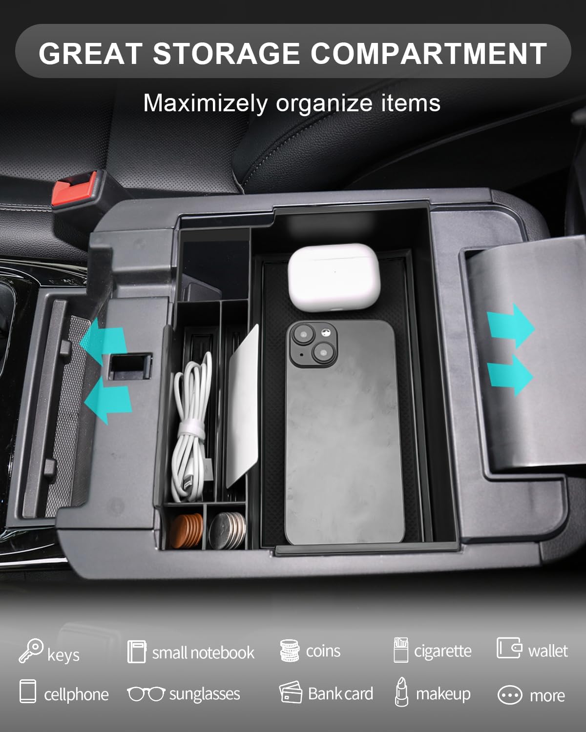 Organiz. consola central Ford Explorer 2020-24