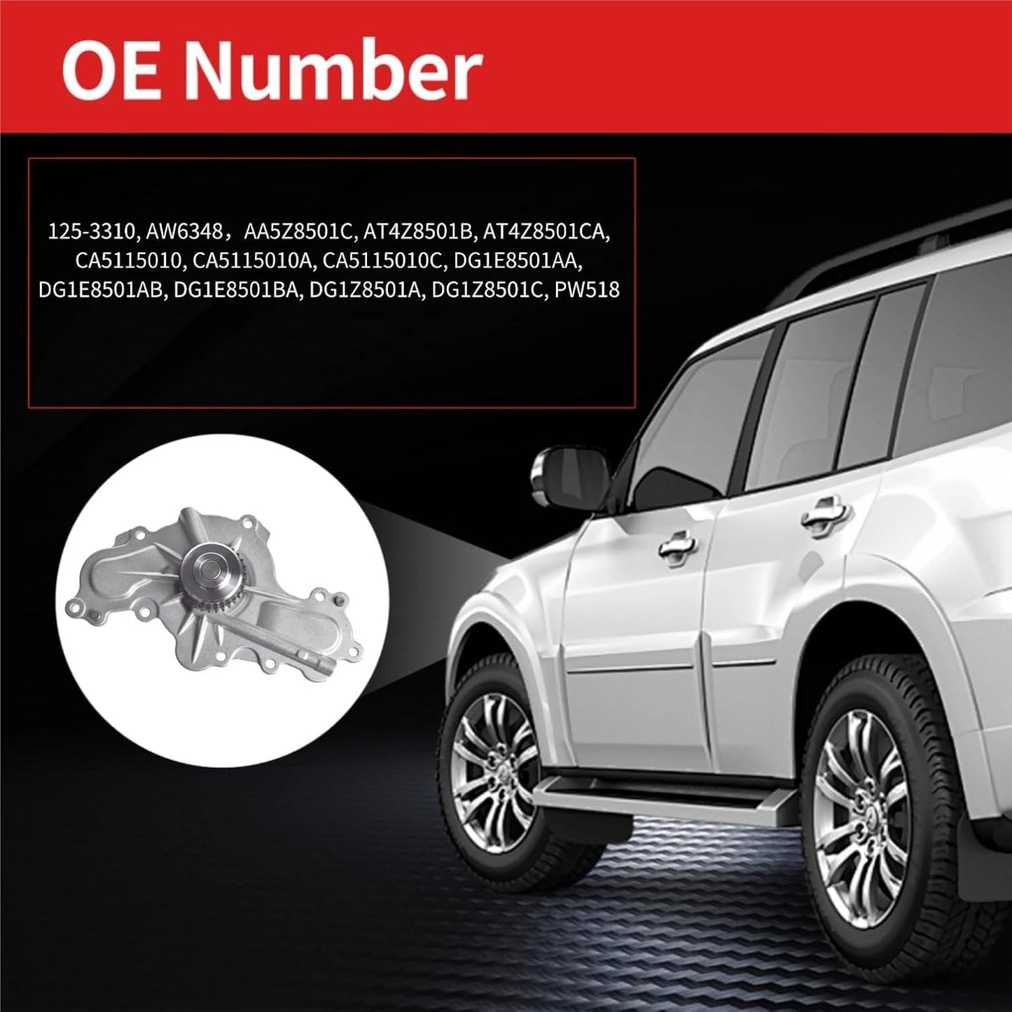 Kit bomba agua motor Ford Edge Explorer Flex Police Taurus