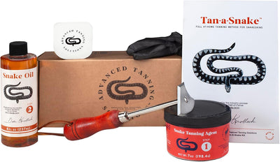 Kit bronceado piel de serpiente pitón cascabel