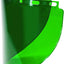 Protector facial color verde oscuro