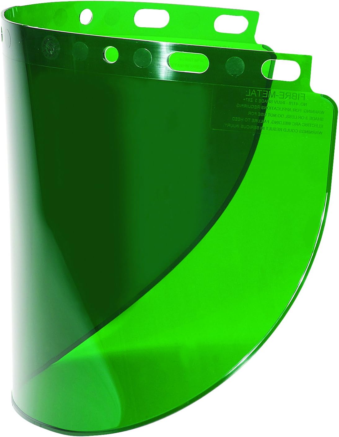 Protector facial color verde oscuro
