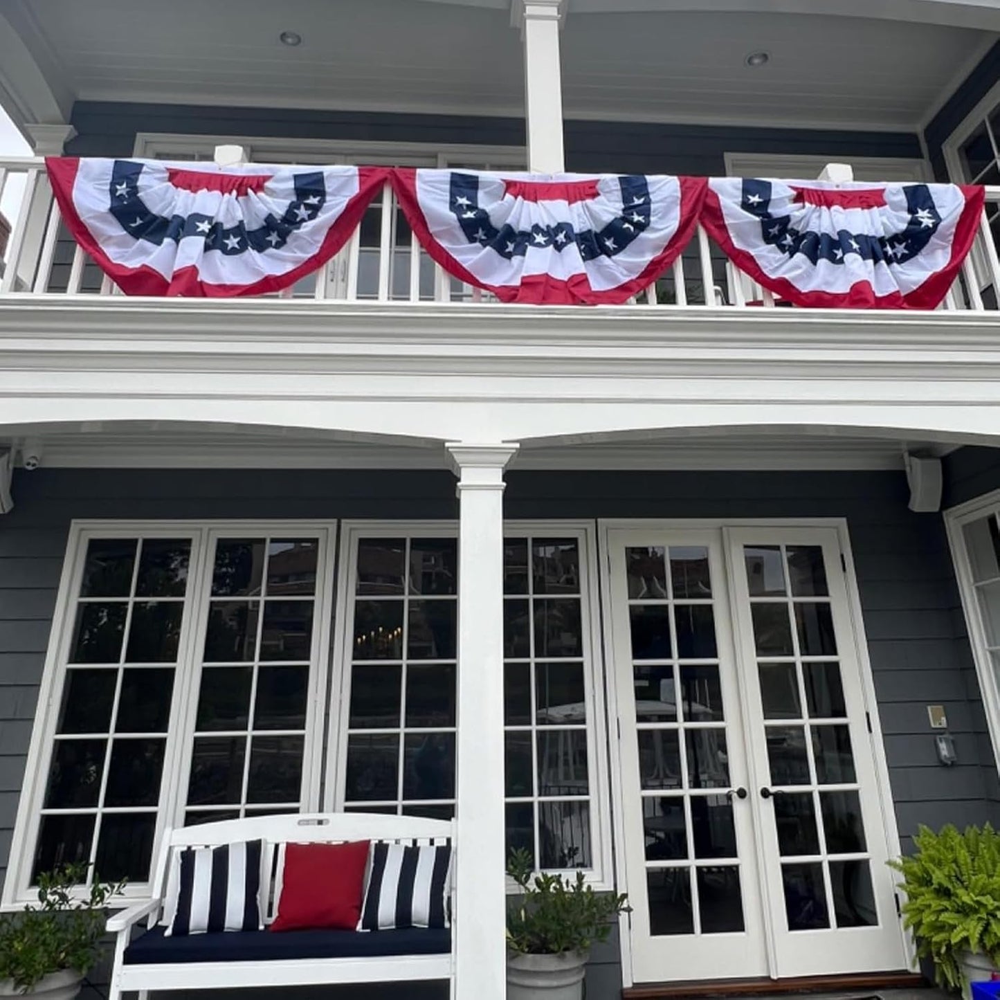 Banderines estadounidenses 3x6ft resistentes uso exterior