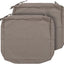 2 Pzas Funda Cojín Impermeable 24x24pulg Marrón