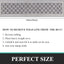 Alfombra pasillo 2x8ft antiderrap lavable para baño