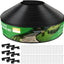 Borde plástico jardín 100ftx4pulg picos 100L 9 conectores