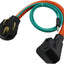 Adaptador RV 30A para secadora antigua flexible