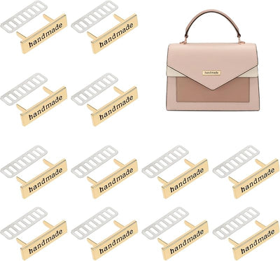 12 Etiquetas Metal Hechas a Mano para Manualidades y Regalos