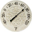 Termómetro decorativo exterior 15" blanco envejecido