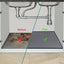 Tapete silicona cocina baño impermeable 25x22