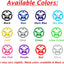 Adhesivo para motos de nieve 6pulg para laptop casco coche
