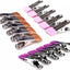Pinzas acero inox 30 pzas clips toalla playa y piscina