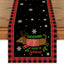 Camino mesa navidad diseño perro salchicha y búfalo cuadros