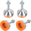 8 Pzas patas niveladoras M12 antiderrap para muebles
