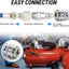 Manguera aire trenzada 6ft 1/8pulg adaptador Bsp 1/4pulg
