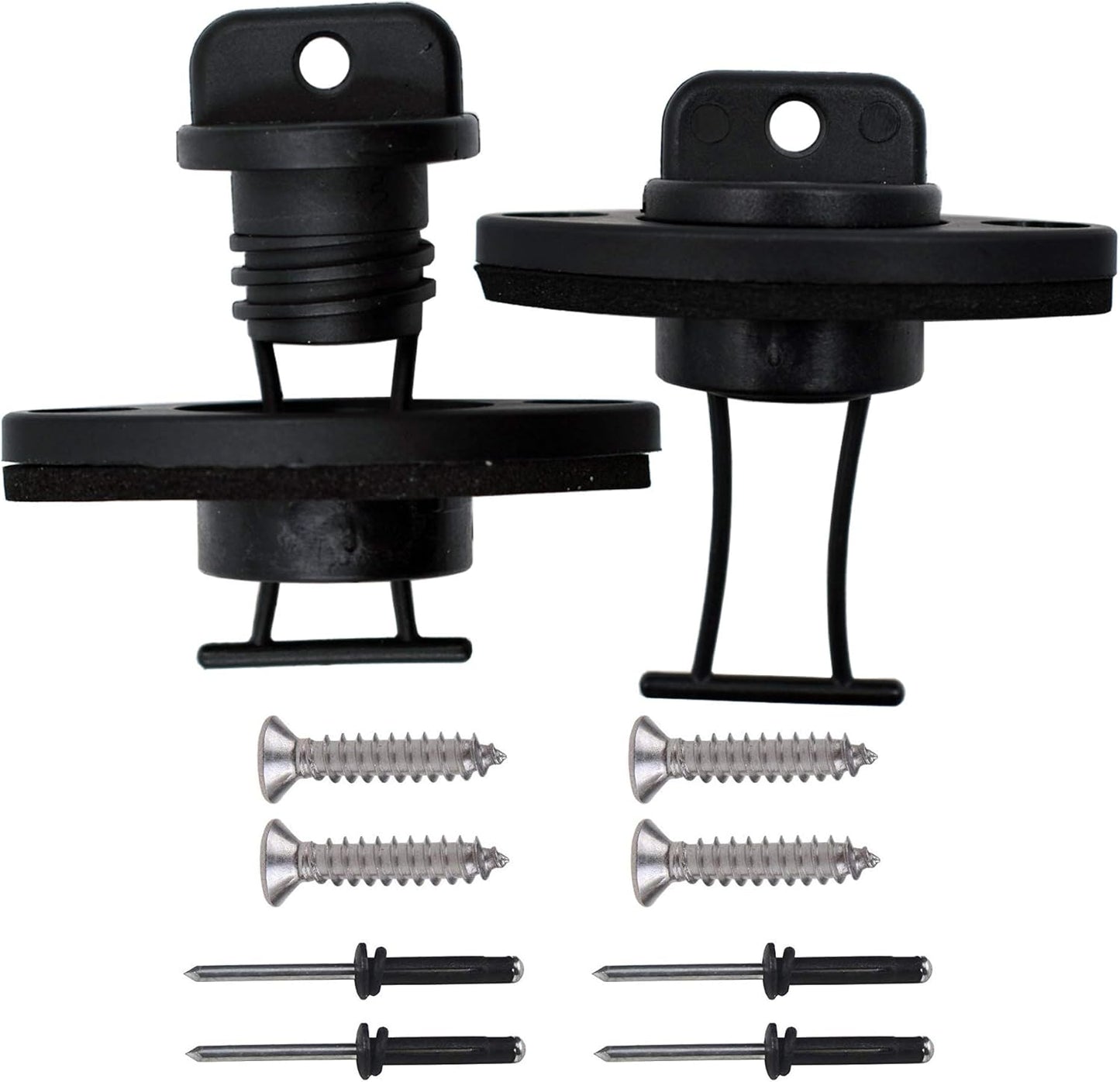 2 Tapones Drenaje Rosca Kayak Canoa Barco
