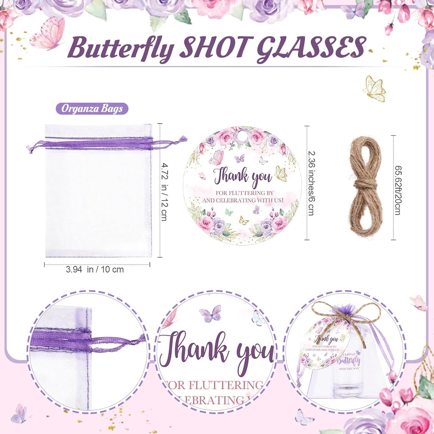 50 Vasos Acrílicos Regalo Baby Shower
