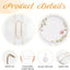 12 Colgadores platos pared acero inox ganchos
