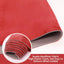 Tela gamuza espuma forro microgamuza ignífuga 85x60" rojo