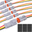 6 Conectores DT impermeables 3 pines cables 16 AWG 600V