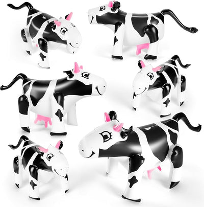 6 Vacas Inflables 17" para Niños Fiesta Rodeo