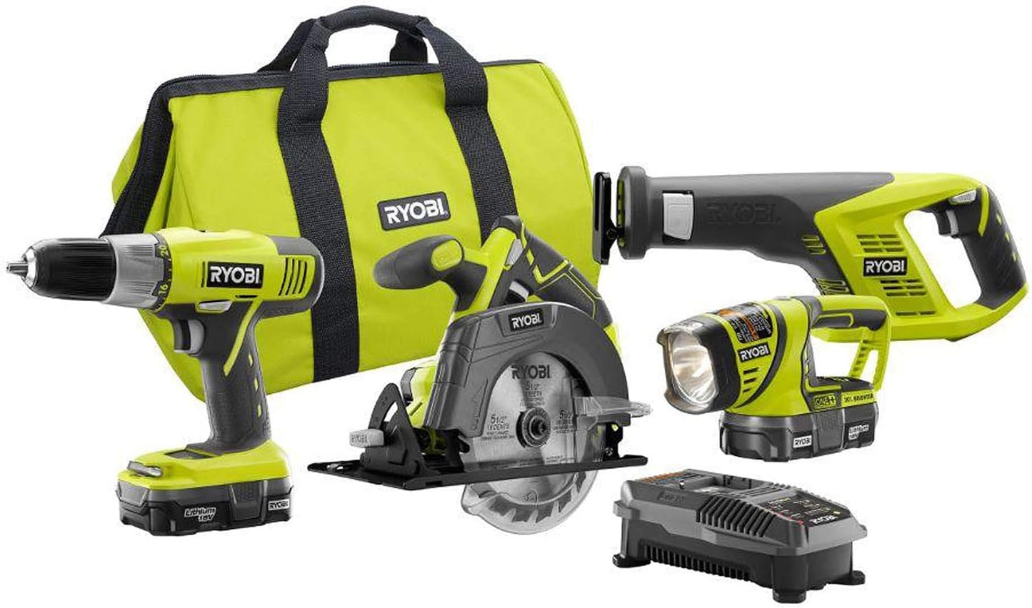 Kit condensador inalámbrico 18V 8 Pzas con baterías y