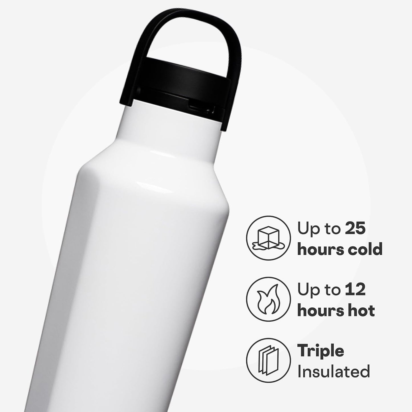 Botella agua acero inox triple aislamiento 25h