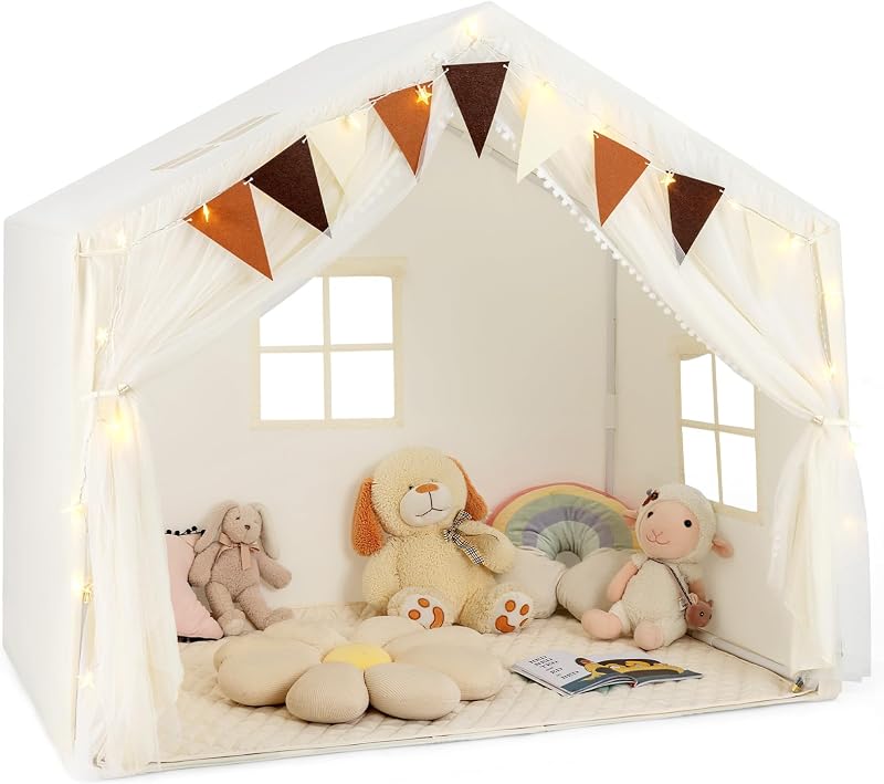 Tienda campaña niños 57.5x38x52.5pulg con ventanas estrellas