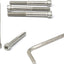 Set 5 Pzas S de Cabeza Hexagonal Acero Inox 304 3/8-16x3-1/2