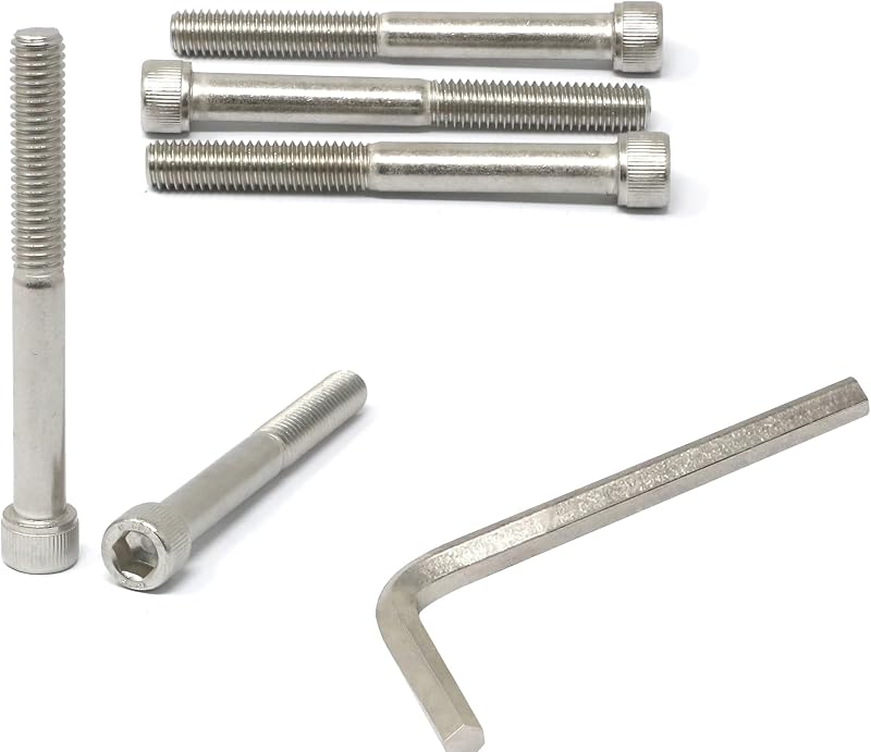 Set 5 Pzas S de Cabeza Hexagonal Acero Inox 304 3/8-16x3-1/2