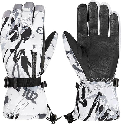 Guantes nieve niños impermeables resistentes viento