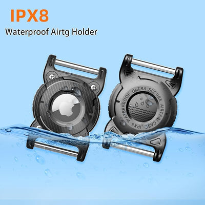 Soporte AirTag para perro IPX8 TPU duro 1pulg